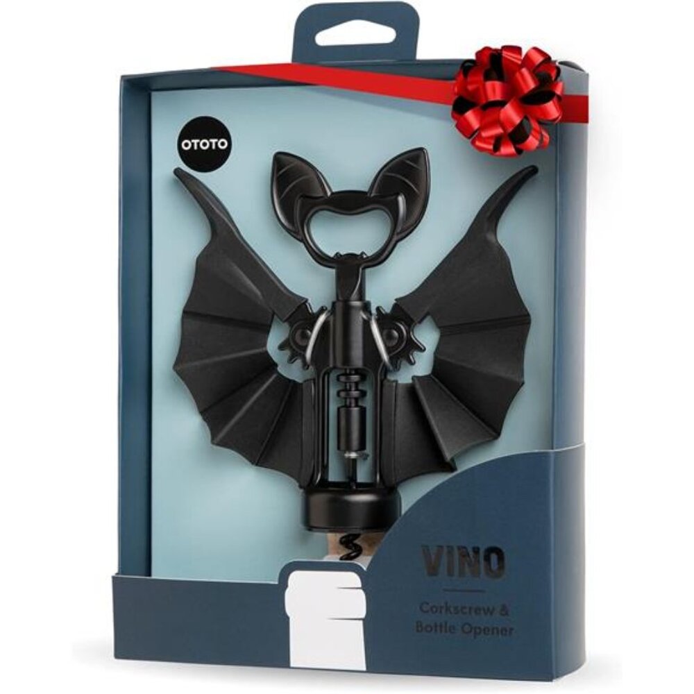 OTOTO 2-in-1 Wine & Beer Opener,‎ Goth Halloween Gifts, Gothic Wine Accessories